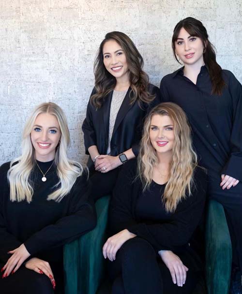 A picture of all of our microblading and permanent makeup artists